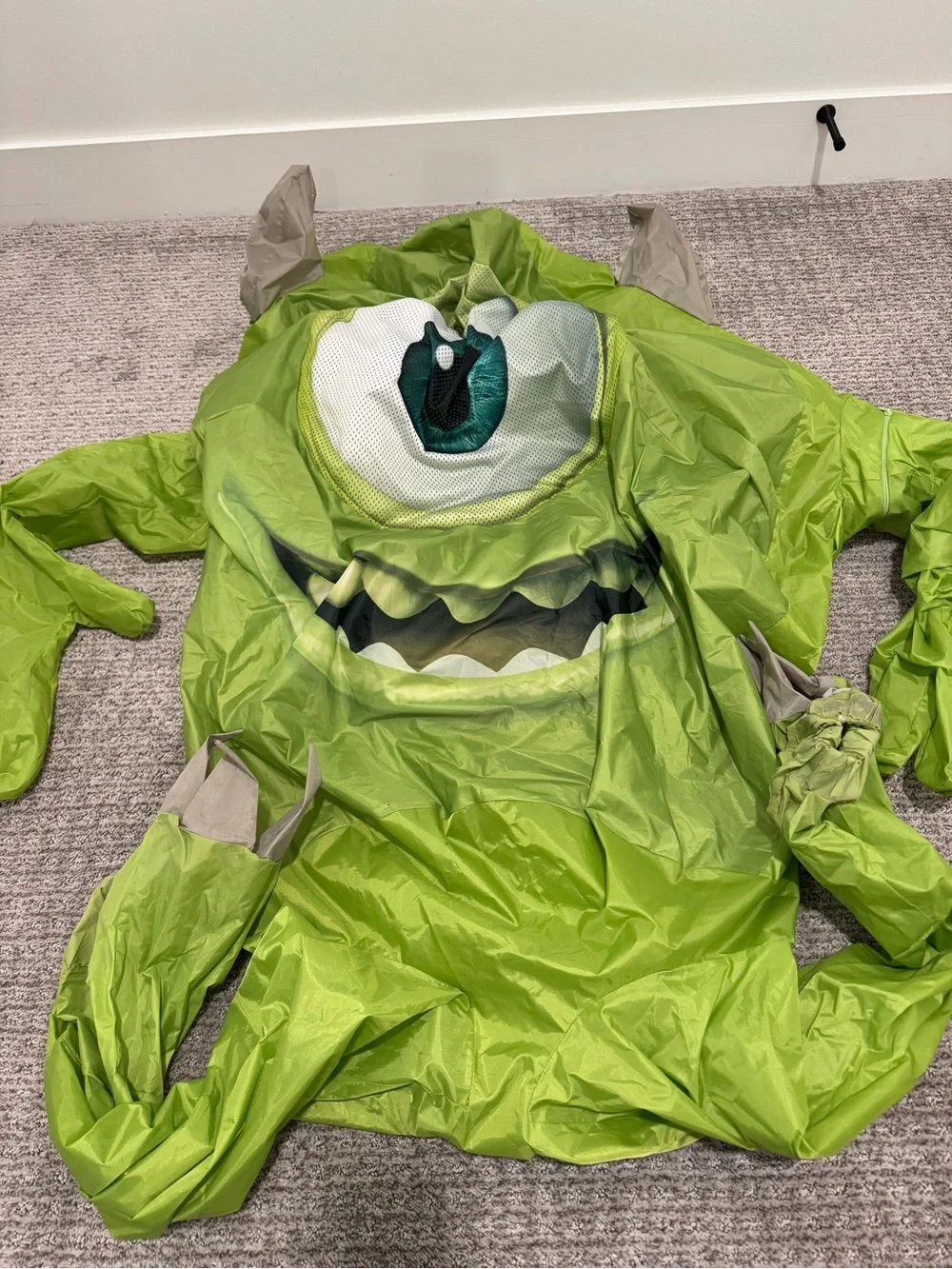 Spirit Mike Wazowski Green Kids Costume - Lime Green - Picture 2 of 4